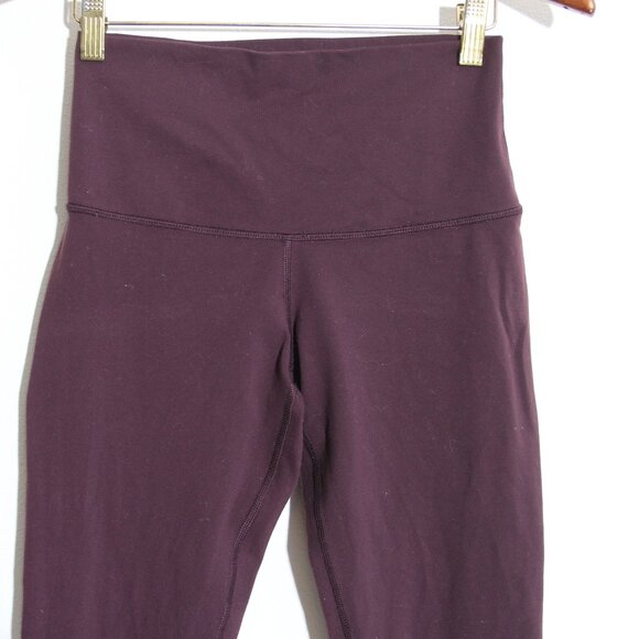 Lululemon Wunder Under Hi-Rise Tight Legging Full-On Luon Black Cherry Roll Down - Picture 3 of 14